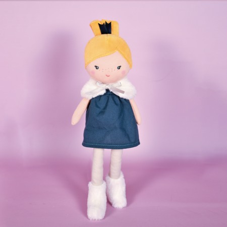 poupee de chiffon blonde