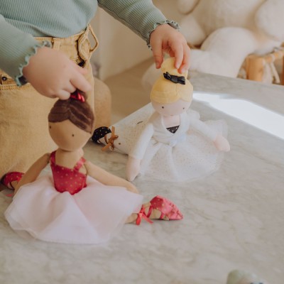 Poupée en tissu danseuse - Anais, ma petite ballerine - 35 cm