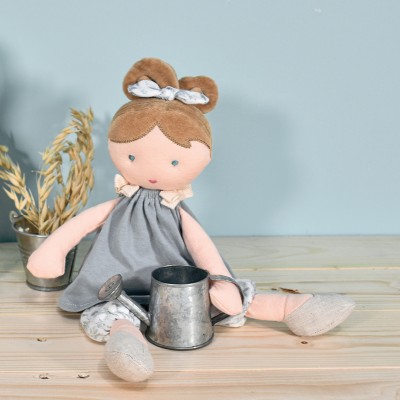 Poupée de chiffon en coton BIO - Flore- 30 cm