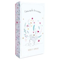 Jolijou - Poupée chiffon brune avec robe blanche danseuse