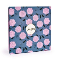 poupee avec couette et cheveux blonds spaghettis portant une robe rose - Jolijou