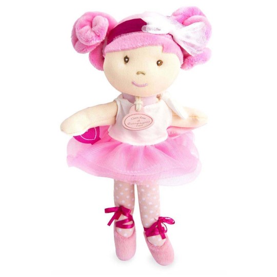 poupee de chiffon danseuses avec tutu rose et blanc - Jolijou