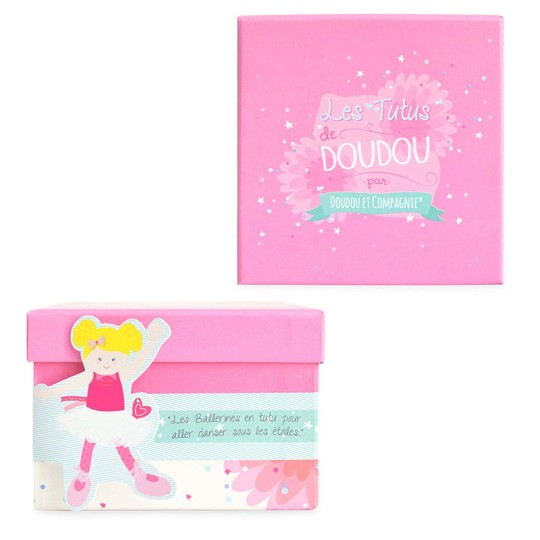 poupee de chiffon danseuses avec tutu rose et blanc - Jolijou