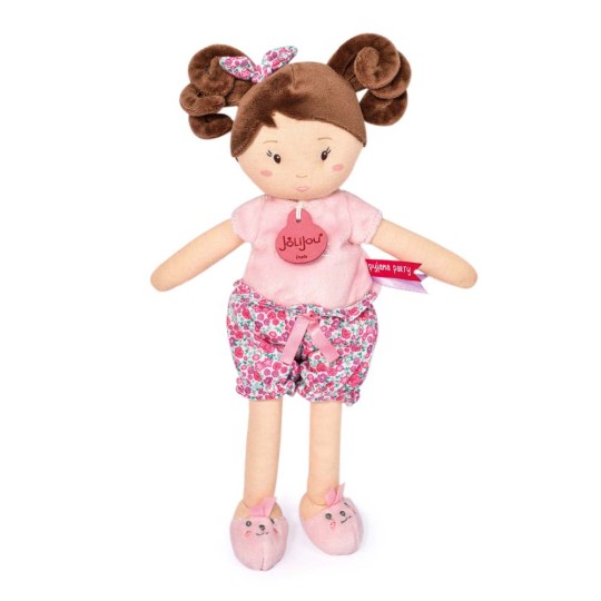 poupee tissu en pyjama et chaussons - Jolijou